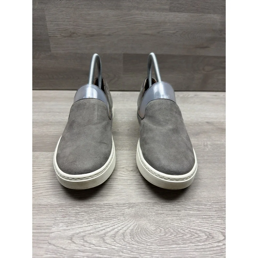 Söfft Somers Slip-On‎ Sneakers Women's Size 7M Gray Leather SF0021408 Very Nice